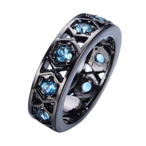 wedding rings small round aqua blue zircon for women vintage fashion black gold jewelry female ring engagement promise band gift, Slivery;golden
wedding rings small round aqua blue zircon for women vintage fashion black gold jewelry female ring engagement promise band gift, Slivery;golden