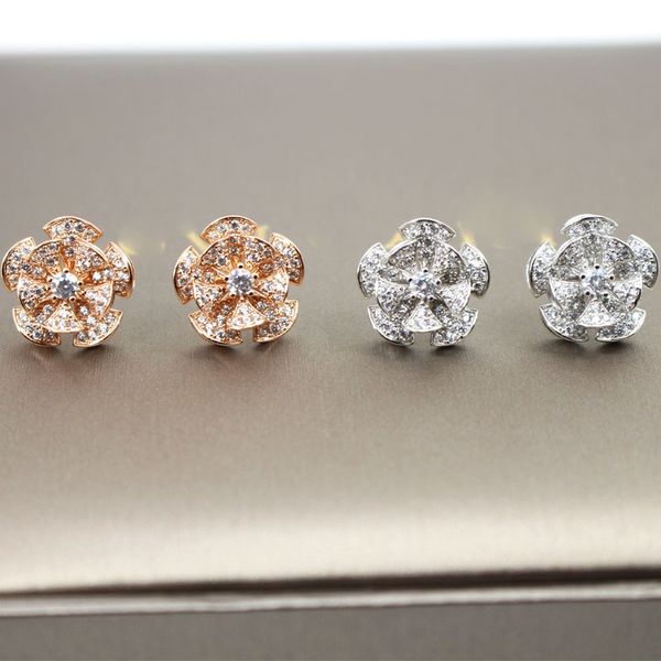 stud sljely really 925 sterling silver flower earrings micro pave full cubic zirconia stones for women jewelry, Golden;silver
stud sljely really 925 sterling silver flower earrings micro pave full cubic zirconia stones for women jewelry, Golden;silver
