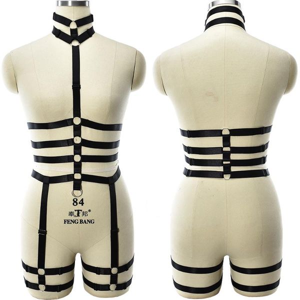 goth necklace bodysuit harness bondage lingerie set punk cage bra hollow clothes accessories woman edgy body harness garter, Black;white
goth necklace bodysuit harness bondage lingerie set punk cage bra hollow clothes accessories woman edgy body harness garter, Black;white