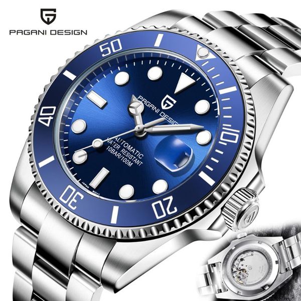 10bar diver watch men sapphire mechanical automatic mens watches man pagani design japan movt ceramics luminous reloj hombre, Slivery;brown
10bar diver watch men sapphire mechanical automatic mens watches man pagani design japan movt ceramics luminous reloj hombre, Slivery;brown