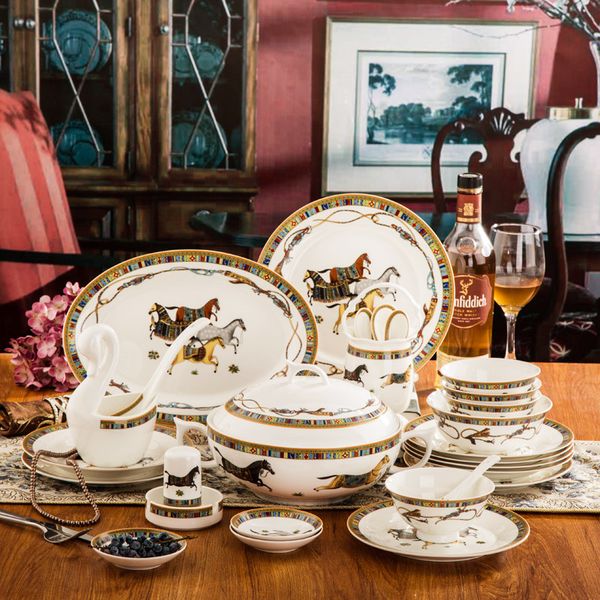 super diy china bowl dish & plate korean tableware set high-end ceramic works european-style phnom penh home gift flatware set
super diy china bowl dish & plate korean tableware set high-end ceramic works european-style phnom penh home gift flatware set