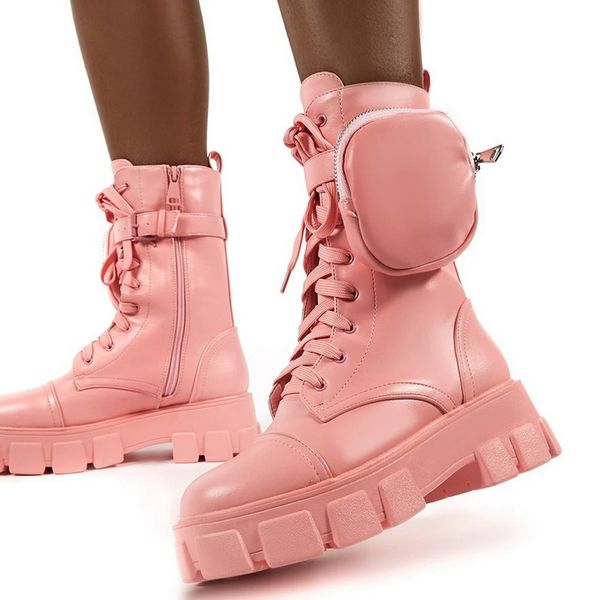 women's boots pocket lace up ladies ankle boots female combat runway buckle strap zipper ankle boot woman platform shoes fashion, Black
women's boots pocket lace up ladies ankle boots female combat runway buckle strap zipper ankle boot woman platform shoes fashion, Black
