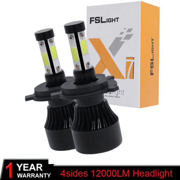 x7 auto car h4 h7 led headlights 6500k 12000lm 12v cob bulbs hi lo beam 2 / 3 diodes white automobiles near far light
x7 auto car h4 h7 led headlights 6500k 12000lm 12v cob bulbs hi lo beam 2 / 3 diodes white automobiles near far light