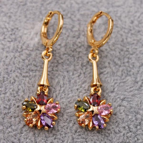 dangle & chandelier gold plated drop earring earrings for women's zircon cooper flower jewelry party wedding gift, Silver
dangle & chandelier gold plated drop earring earrings for women's zircon cooper flower jewelry party wedding gift, Silver