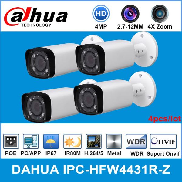 dahua ipc-hfw4431r-z 4mp poe ip-камера 80m max ir night 2,7 ~ 12 мм объектив vf моторизованный зум автофокус безопасности 4шт / серия
dahua ipc-hfw4431r-z 4mp poe ip-камера 80m max ir night 2,7 ~ 12 мм объектив vf моторизованный зум автофокус безопасности 4шт / серия