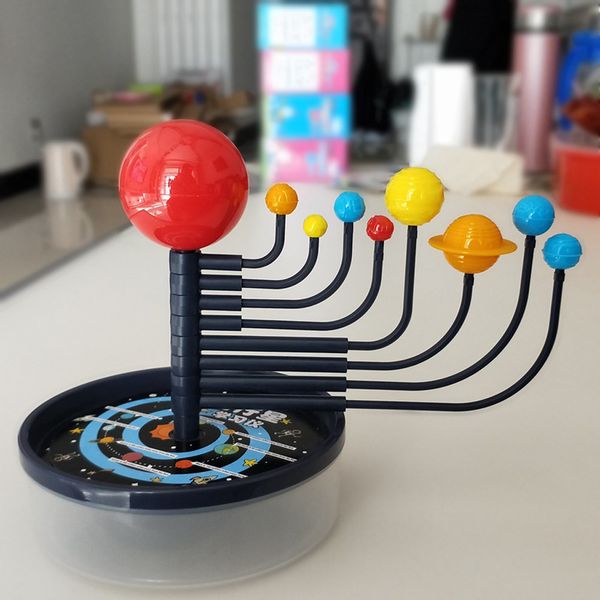 solar system model toy, 9 celestial bodies simulation , school astronomic teaching tool
solar system model toy, 9 celestial bodies simulation , school astronomic teaching tool
