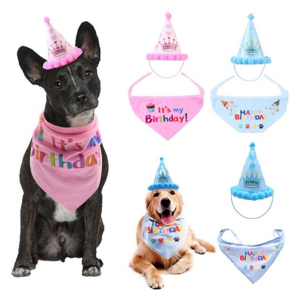 pet dog birthday hat saliva towel for dogs cats headwear caps hat party costume headwear for pets happy birthday combination 1set=2pcs
pet dog birthday hat saliva towel for dogs cats headwear caps hat party costume headwear for pets happy birthday combination 1set=2pcs