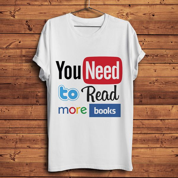 you need read more books funny geek t shirt homme summer new white short sleeve men casual tshirt streetwear hipster tee
you need read more books funny geek t shirt homme summer new white short sleeve men casual tshirt streetwear hipster tee