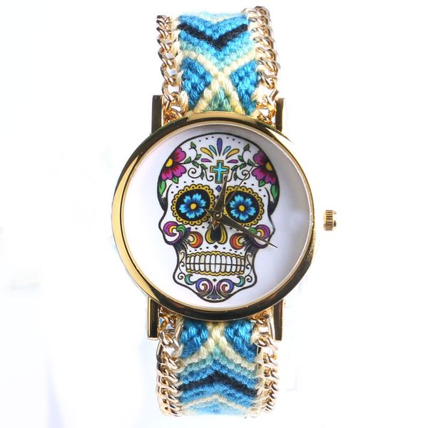 elegant new design 4 colors sugar skull women/lady wrist wacth with fabric band gifts ing, Slivery;brown
elegant new design 4 colors sugar skull women/lady wrist wacth with fabric band gifts ing, Slivery;brown