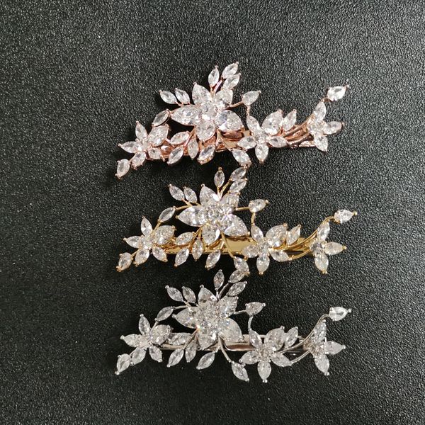 hair clips & barrettes slbridal prong setting clear cubic zirconia flower wedding clip bridal cz headpiece accessorie women jewelry, Golden;silver
hair clips & barrettes slbridal prong setting clear cubic zirconia flower wedding clip bridal cz headpiece accessorie women jewelry, Golden;silver