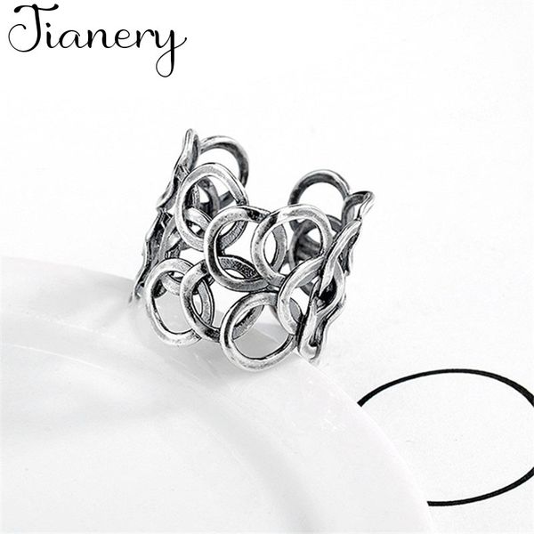 wedding rings vintage mutil-layer circle geometric thai silver color opening for women men jewelry, Slivery;golden
wedding rings vintage mutil-layer circle geometric thai silver color opening for women men jewelry, Slivery;golden