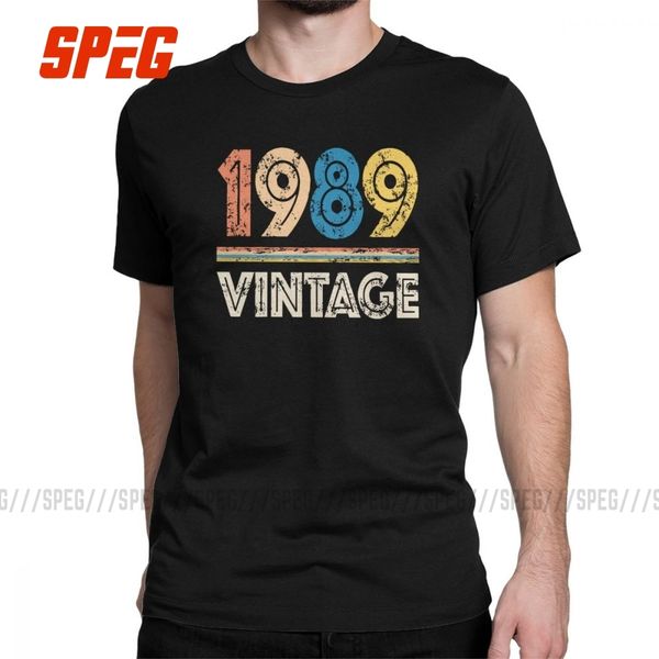 men 1989 vintage retro t shirt 30th birthday gifts cotton clothing vintage 30 years old crewneck tee summer t-shirt plus size
men 1989 vintage retro t shirt 30th birthday gifts cotton clothing vintage 30 years old crewneck tee summer t-shirt plus size