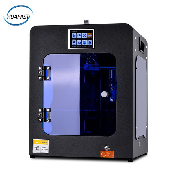 printers hs-mini 3d printer est diy design full metal frame high precision printing for kit glass platform wifi