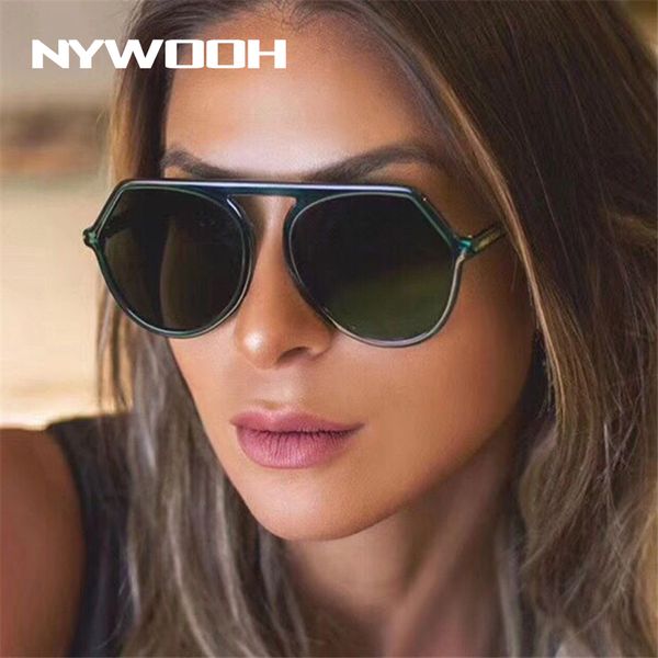 sunglasses nywooh vintage round women classic brand design irregular sun glasses men shades uv400 eyewear, White;black
sunglasses nywooh vintage round women classic brand design irregular sun glasses men shades uv400 eyewear, White;black