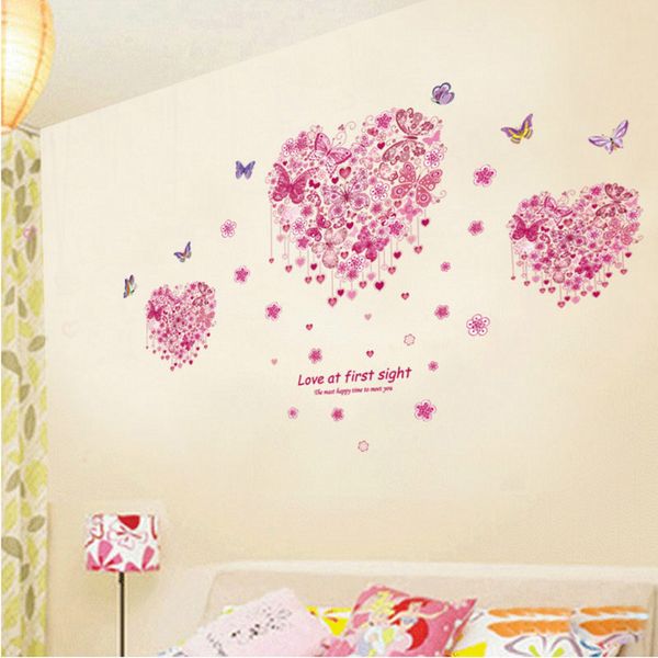 fantastic butterflies loving heart wall stickers girls bedroom decoration 3d mural art home decals valentine gift
fantastic butterflies loving heart wall stickers girls bedroom decoration 3d mural art home decals valentine gift