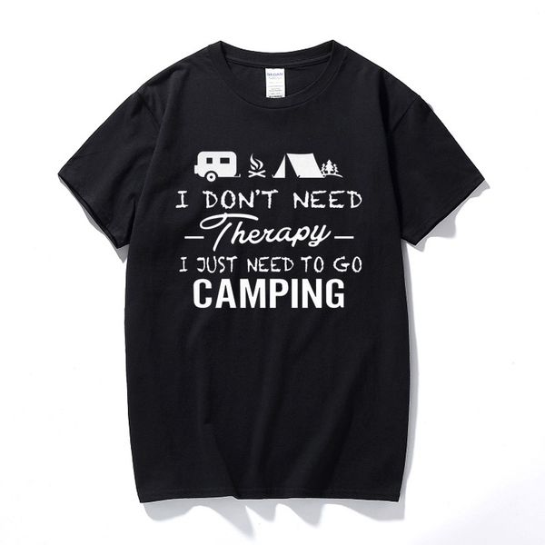 camping therapy t-shirt cotton camper tent caravan campsite fashion short sleeve t shirt camisetas hombre streetwear
camping therapy t-shirt cotton camper tent caravan campsite fashion short sleeve t shirt camisetas hombre streetwear