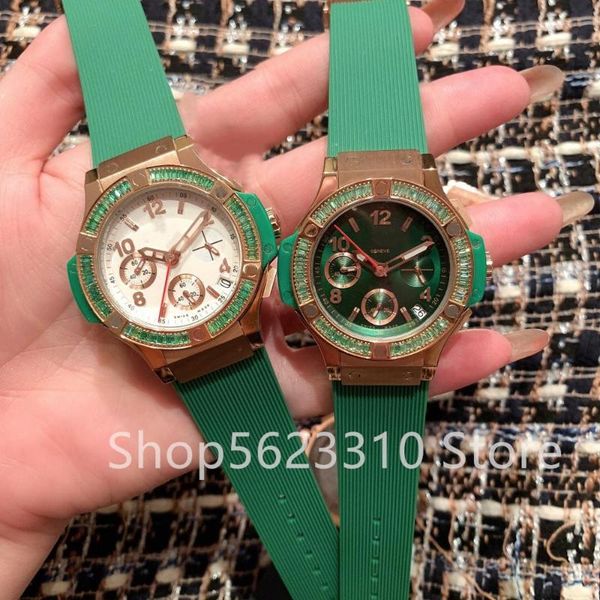 fashion multi-function calendar watches zircon quartz wrist watch chronograph date clock female multicolor rubber satch, Slivery;brown
fashion multi-function calendar watches zircon quartz wrist watch chronograph date clock female multicolor rubber satch, Slivery;brown