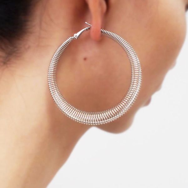 classic hoop earrings for women vintage irregular spring earrings for wedding anniversary fashion jewelry, Golden;silver
classic hoop earrings for women vintage irregular spring earrings for wedding anniversary fashion jewelry, Golden;silver