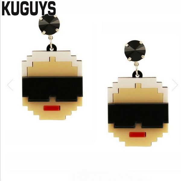 kuguys new arrival pixel cartoon portraits face earrings for women vintage acrylic earring trendy jewelry fashion accessories, Silver
kuguys new arrival pixel cartoon portraits face earrings for women vintage acrylic earring trendy jewelry fashion accessories, Silver