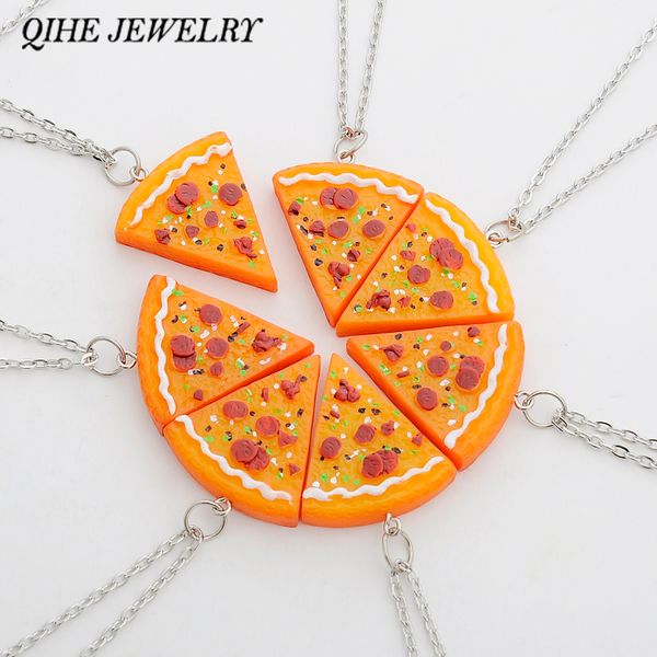 pendant necklaces qihe jewelry 7 pcs in 1 set pizza necklace friends forever for women men children friendship gifts colar, Silver
pendant necklaces qihe jewelry 7 pcs in 1 set pizza necklace friends forever for women men children friendship gifts colar, Silver