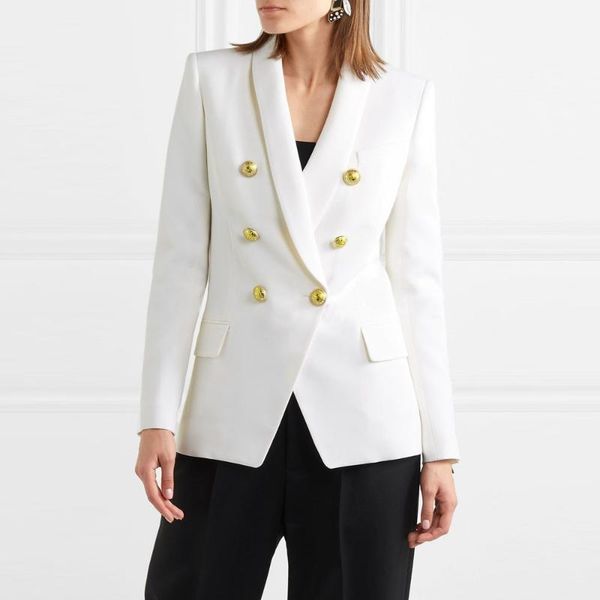 white women blazers solid button fashion 2020 office ladies female blazer women coats suits jackets black blazer trendy clothes, White;black
white women blazers solid button fashion 2020 office ladies female blazer women coats suits jackets black blazer trendy clothes, White;black