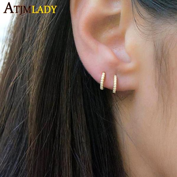 hoop & huggie mini just arround ear minimal design gold color full cz circle 925 sterling silver multi piercing tiny earring, Golden;silver
hoop & huggie mini just arround ear minimal design gold color full cz circle 925 sterling silver multi piercing tiny earring, Golden;silver