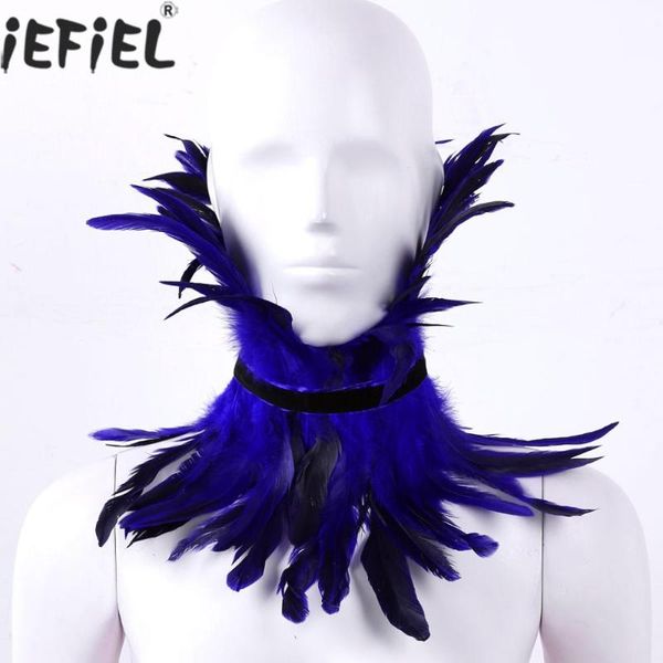neck ties victorian feather collar necklace women gothic natural adjustable choker wrap for costume party halloween carnival, Blue;purple
neck ties victorian feather collar necklace women gothic natural adjustable choker wrap for costume party halloween carnival, Blue;purple
