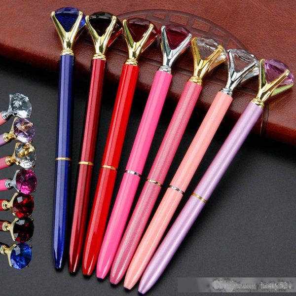 new big diamond ballpoint pens black ink business school office wedding christmas birthday gift ing, Blue;orange
new big diamond ballpoint pens black ink business school office wedding christmas birthday gift ing, Blue;orange