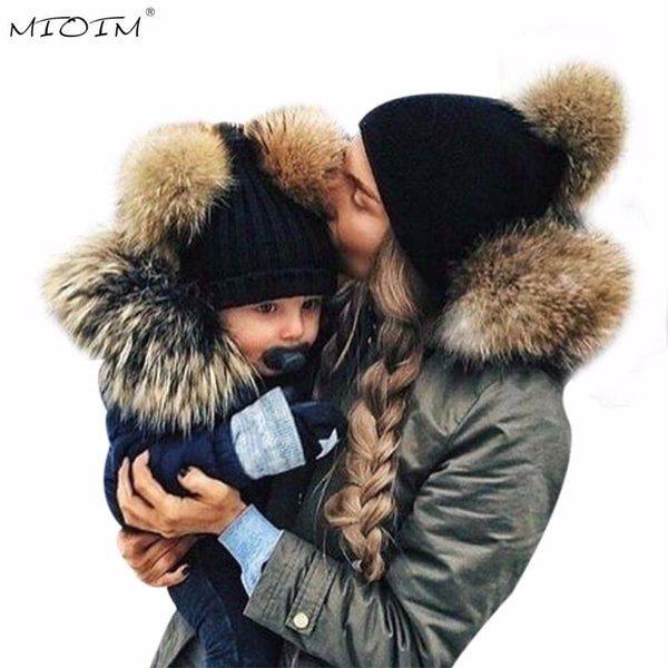 mioim winter mom&baby hats faux fur ball cap baby boy girls warm double fur pom pom hat beanie women &newbron knit skullies 2, Blue;gray
mioim winter mom&baby hats faux fur ball cap baby boy girls warm double fur pom pom hat beanie women &newbron knit skullies 2, Blue;gray