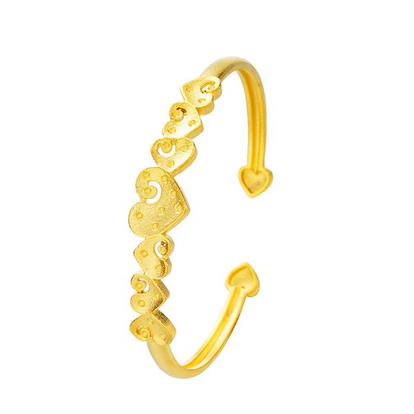 charm bracelets 2021 fashion wedding 100% 24k gold heart jewelry heart-shaped bracelet for women gift & love bangles, Golden;silver
charm bracelets 2021 fashion wedding 100% 24k gold heart jewelry heart-shaped bracelet for women gift & love bangles, Golden;silver