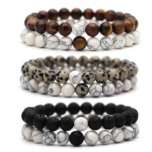 2pcs/set couples distance bracelet classic natural stone 18 styles beaded bracelets for men women friend, Black
2pcs/set couples distance bracelet classic natural stone 18 styles beaded bracelets for men women friend, Black