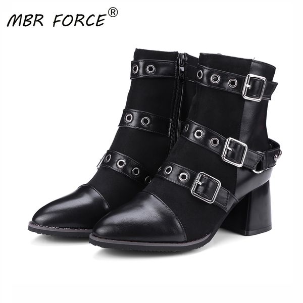 mbr force 2020 winter metal buckle ankel boots women punk female platform boots high heels pu women botas mujer plus size, Black
mbr force 2020 winter metal buckle ankel boots women punk female platform boots high heels pu women botas mujer plus size, Black