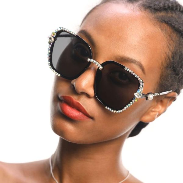 sunglasses oversize square mirror women vintage rhinestone brand designer big frame gradient lens shades for female fml, White;black
sunglasses oversize square mirror women vintage rhinestone brand designer big frame gradient lens shades for female fml, White;black