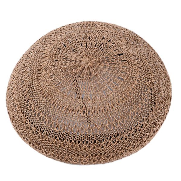 spring summer french style berets handmade knitted painter cap fashion wild women hollow breathable hat, Blue;gray
spring summer french style berets handmade knitted painter cap fashion wild women hollow breathable hat, Blue;gray