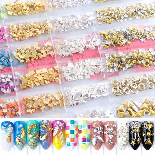 6 grid/pack mixed gold silver 3d metal rivet charming nail glitter rhinestone starfish diy alloy studs nail art decoration sar07, Silver;gold
6 grid/pack mixed gold silver 3d metal rivet charming nail glitter rhinestone starfish diy alloy studs nail art decoration sar07, Silver;gold