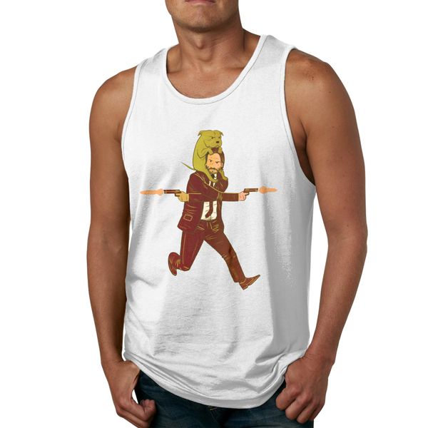 hip hop 100% cottonjohn wick baba yaga tank classic round neck tank top