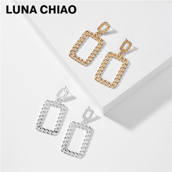 ювелирные изделия цзяо мода metallic flat curb chain link прямоугольник boho себе падение серьги для женщин, Silver
ювелирные изделия цзяо мода metallic flat curb chain link прямоугольник boho себе падение серьги для женщин, Silver