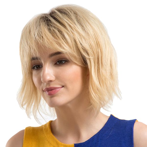 мода парик человеческих волос silky природные короткие косплей парики плоский bangs ombre, Black
мода парик человеческих волос silky природные короткие косплей парики плоский bangs ombre, Black