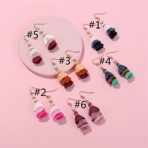 hoop & huggie zwpon mini small tassel drop earrings colorful handmade 3 tier gradient cotton for woman jewelry wholesale, Golden;silver
hoop & huggie zwpon mini small tassel drop earrings colorful handmade 3 tier gradient cotton for woman jewelry wholesale, Golden;silver