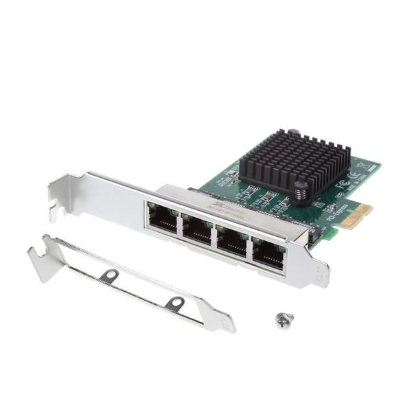 network cards 2020 new 10/100/1000m pci-e pci express to 4x gigabit card 4 port ethernet network adapter
network cards 2020 new 10/100/1000m pci-e pci express to 4x gigabit card 4 port ethernet network adapter