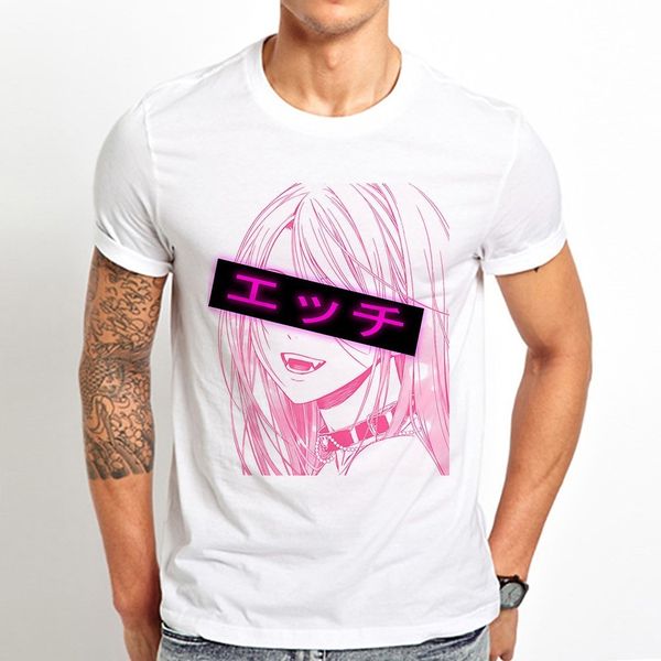 japan anime girl funny t shirt men 2019 summer new white casual homme cool tshirt
