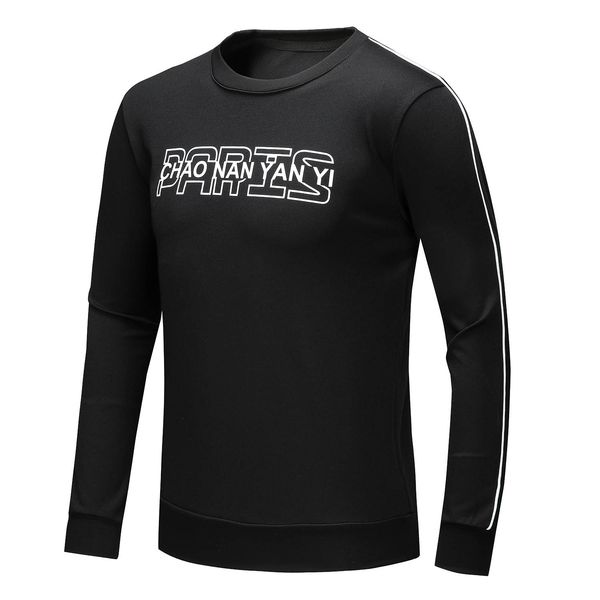 men's fashion sweater long sleeve men's sweater pullover ladies letter print couple sweater, Black
men's fashion sweater long sleeve men's sweater pullover ladies letter print couple sweater, Black