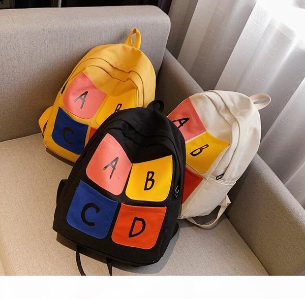 2020 schoolbag large capacity student backpack women canvas travel backpacks with letter girl shoulder bags
2020 schoolbag large capacity student backpack women canvas travel backpacks with letter girl shoulder bags