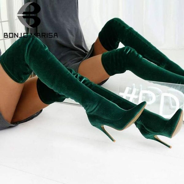 boots bonjomarisa ladies flock high heels over the knee slip on party dress stretch women ins shoes woman, Black
boots bonjomarisa ladies flock high heels over the knee slip on party dress stretch women ins shoes woman, Black