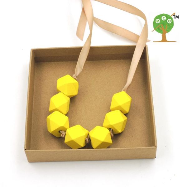 light coffee ribbon knot hand painted yellow necklace with geometric beaded wooden chunky necklace gift nw002, Silver
light coffee ribbon knot hand painted yellow necklace with geometric beaded wooden chunky necklace gift nw002, Silver