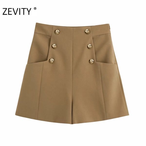 zevity women vintage double breasted decoration pockets slim shorts skirts ladies side zipper chic shorts pantalone cortos p933, White;black
zevity women vintage double breasted decoration pockets slim shorts skirts ladies side zipper chic shorts pantalone cortos p933, White;black
