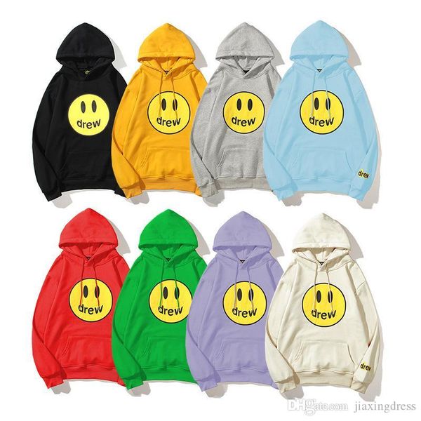 new smiley sweater mens designer hoodies tide drew justin bieber with the same couple hoodies m-xxl, Black 
new smiley sweater mens designer hoodies tide drew justin bieber with the same couple hoodies m-xxl, Black