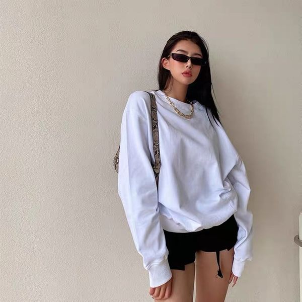 sweatshirt women's long-sleeved korean fashion loose autumn and winter new pure color casual style hoodie ins streetwear moletom, Black
sweatshirt women's long-sleeved korean fashion loose autumn and winter new pure color casual style hoodie ins streetwear moletom, Black