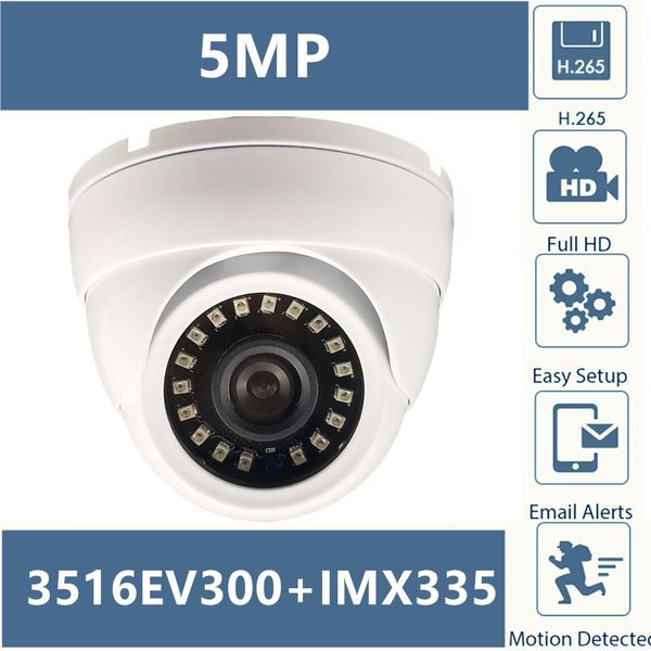 3516ev300 + sony imx335 ip металлическая купольная камера 5mp 2592 * 1944 h.265 низкое освещение инфракрасное irc nightvision onvif cms xmey
3516ev300 + sony imx335 ip металлическая купольная камера 5mp 2592 * 1944 h.265 низкое освещение инфракрасное irc nightvision onvif cms xmey