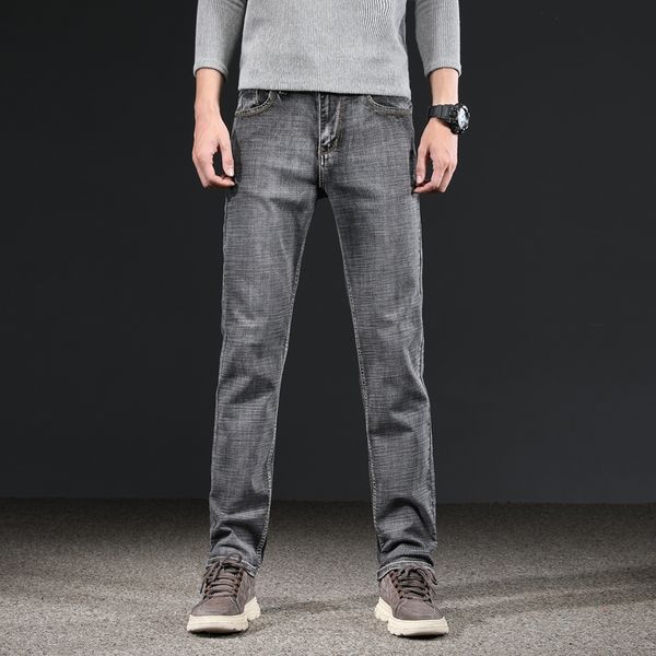 men's jeans autumn gray trousers men elasticity straight cotton jean classic denim casual pants male plus size 28-40,p329, Blue
men's jeans autumn gray trousers men elasticity straight cotton jean classic denim casual pants male plus size 28-40,p329, Blue